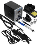 High Power Display Soldering Station Kit With Fast Heating Hot Air Rework Pro Grade Dual Function Soldering Iron And Hot Air Tool For Electronics Repair Precise Temperature Control For PCB Work