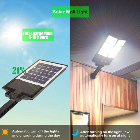 Hella Bright 150W Solar Flood Lights Outdoor With Motion Sensor 8000 LM To 12000 LM Remote Included Waterproof IP65 3 Modes