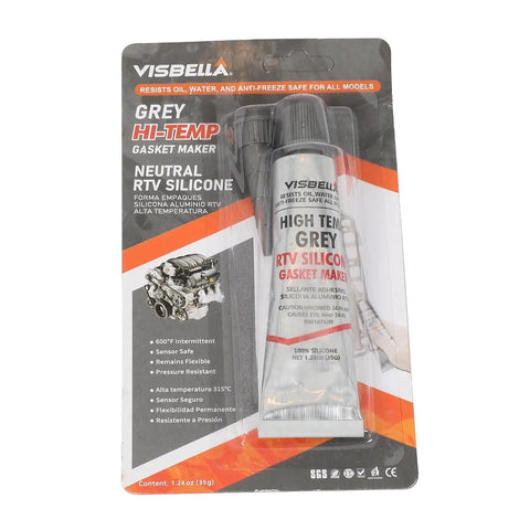 Premium Timing Belt Kit With Oil Water Pump For Honda Accord Acura Tsx 3.5 V6 Engine Helps Cool Fixes Leak Heat Save Labor Cost Install Yourself With Oem Parts Max Durability Safety Stop Noise Grinding Drive Farther No Worry. Grey RTV silicone gasket maker 1.24 oz tube