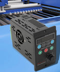Single Phase To Three Phase VFD Inverter For Spindle Motors, 220V 0.75kW 1HP 5A Variable Frequency Drive, shown on CNC machine