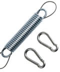 Beefy Heavy Duty Swing Springs Kit With 2 700 Lb Capacity Springs Stainless Steel Hardware 4 Snap Hooks 2 Safety Wires For Porch Swing