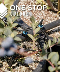 50 Pack Six Inch Angled Drip Emitter Stake Fits One Eighth Inch And One Quarter Inch Tubing in container garden setup