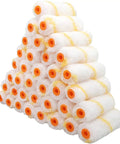36 Pack 4 Inch Mini Foam Paint Roller Covers For Smooth Even Coverage Refills And Sleeves For Trim And Detail Projects Bulk Paint Set