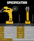 Cordless Soldering Iron Kit For 20V Max Battery Systems with 30W Soldering Gun, dimensions and specifications displayed