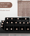 Large 3 Tier Coffee Station Organizer With Drawer, Wooden Countertop Pods Holder, 18 Compartments, dimenstions labeled image