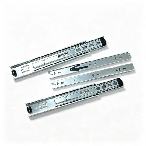 Beefy Full Extension Drawer Slides 20 Inch, Heavy Duty Drawer Runners, Side Mount Cabinet Rails For Kitchen, 1.77 Inch Wide, 100 Lb Capacity, Anti Rust And Long Lasting. Full-extension steel slide pair