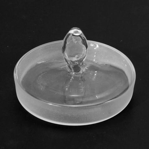 Watch Parts Cleaning Jar With Stainless Steel Mesh Strainer Glass Cleaning Container, Small Parts Organizer, 7cm by 3.5cm, Lid Included
