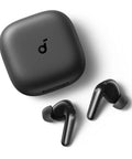 Adaptive Noise Cancelling Wireless Earbuds With Real Time Translation And Hi Res LDAC Audio, Spatial Audio, 50 Hour Playtime, Black