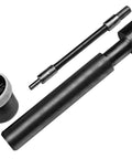 Receiver Lapping Tool With Pro Grade Steel Lapping Bar And 220 Grit For Gunsmithing, Flex Driver Shaft, Black Oxide Construction