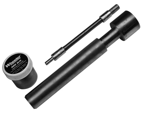 Receiver Lapping Tool With Pro Grade Steel Lapping Bar And 220 Grit For Gunsmithing, Flex Driver Shaft, Black Oxide Construction
