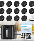Easy Glide Kitchen Appliance Sliders 16 Pieces Self Adhesive Small Appliance Sliders That Make Moving Heavy Coffee Makers And Air Fryers A Breeze Space Saving Countertop Must Have Gadgets For Home Black