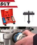 Crankshaft And Camshaft Oil Seal Installer And Remover Kit, 22 Piece Puller Set For Automotive Engine Repair, tools and use shown