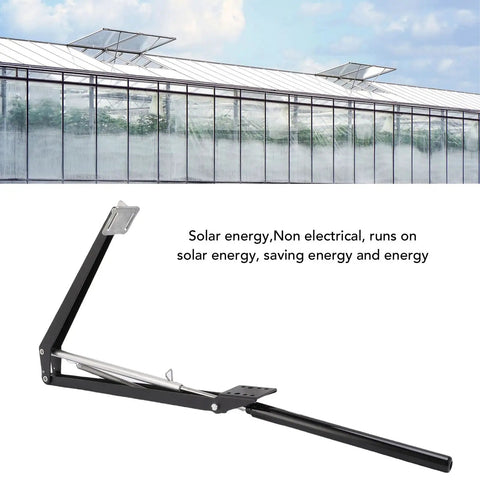 Solar Powered Greenhouse Vent Opener Kit For Auto Roof And Window Vent, Temperature Activated Opens At 30C, No Electricity Needed, Cuts Power Bills, Keeps Vegetable Farms And Home Gardens Fresh Air And Humidity