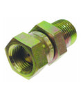 3/8 Inch Male Pipe To 3/8 Inch Female Pipe Swivel Hydraulic Adapter 1/32 Restriction Style 1404 Gold Finish For High Pressure Hydraulics And Quick Connects, gold swivel fitting