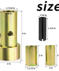 Cat 1 Quick Hitch Bushing Set For 3-Point Tractor Implements with sizes and dimensions displayed