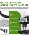 Espresso Machine Group Head Gasket Repair Kit Stop Leaks And Keep Your Espresso Setup Running Smooth Like A Pro Replacement Gasket For Nuova Simonelli Oscar Oscar II Musica Appia And Appia II Espresso Machines, gasket screen screw