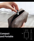WiFi 6 USB Adapter AX900 For Desktop PC Dual Band 5GHz And 2.4GHz With Built-In Driver, compact for portable use.