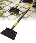 Heavy Duty Garden Shovel With 48 Inch Handle All Season Outdoor Tool 4.3 Inch Wide Blade Rust Proof Steel Ergonomic Grip Built Tough For Seniors Perfect For Weed Removal Snow Scraping Moss Cleanup