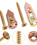 Self Drilling Drywall Anchor Kit 160 Pieces With 80 Anchors And 80 Self Tapping Screws Carbon Steel Zinc Expansion Anchors