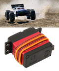 Badass 20Kg Digital Servo With Full Metal Gears And Hella Smooth High Torque Core Motor Featuring Heavy Duty 25T Aluminum Horn For Rc Cars Robots Boats And Custom Builds with connectors and wires.