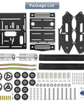 Shock Absorbing Tank Robot Chassis With Motor For Raspberry Pi And Arduino Dope Full Metal Track Platform Kit components