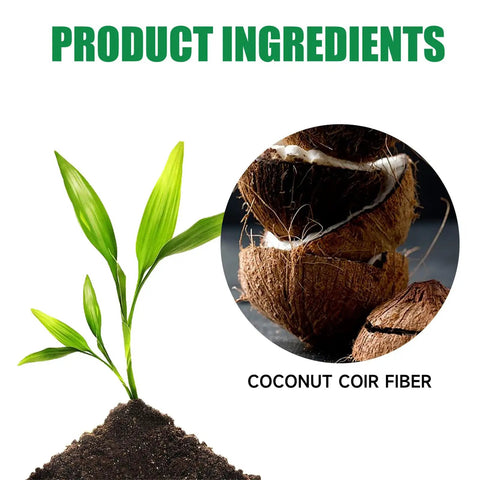 Pro Grade Compressed Coir Potting Soil For Indoor And Outdoor Plants With pH Balanced Blend Boosts Drainage And Airflow Reduces Watering