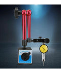 Dial Indicator Magnetic Holder And Bore Gauge Stand Base For Pro Grade Precision Measurements In Machining And Automotive Work Includes Micrometer Scale Hour Type Indicator And Comparator Watch For Reliable Readouts, magnetic base with dial indicator