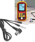 Pro Grade Ultrasonic Thickness Gauge Probe For Metal Testing With Auto Calibration Smart Sensor and cable on table