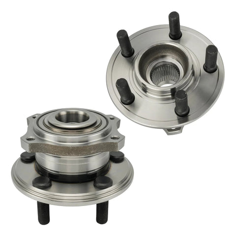 Rear Wheel Bearing And Hub Assembly 5 Lug Replacement For Dodge Charger 2015 To 2023 Challenger 2015 To 2023 And Chrysler 300 2015 To 2023 Two Pack Compatible 512555 Wheel Hub Bearing