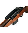 New Gen 4-Point Locking Deluxe Scope Mount For M14 M1A Rifles with 6-Inch Picatinny Top Rail on rifle