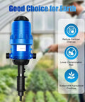 Adjustable Water Powered Fertilizer Injector For Drip Irrigation 0.4 Percent To 4 Percent Flow Rate High Efficiency Dosing Pump