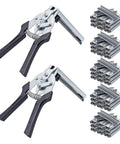 Type M Hog Ring Pliers Kit With 3000 M Clips For Auto Upholstery And Wire Cage Fastening Heavy Duty Workhorse Hog Ring Pliers Set