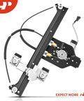 Rear Right Passenger Power Window Regulator 2-Pin Motor For Chevy Trailblazer EXT 2002-2006, GMC Envoy XL 2002-2006