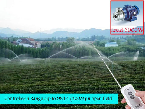 High Power Wireless Remote Relay Switch For 12V And 24V Systems With 40A Load, RF Control Up To 984 Feet used in irrigation system