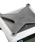 Top view of Ultra Accurate Lab Scale 5000g With 0.01g Increments Pro Grade Digital Precision Balance showing sturdy metal platform.