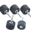 Five Pack Pro Grade Abrasive Stone Grinding Wheels With One Quarter Inch Shank One And A Half Inch By One Inch Aluminum Oxide Mounted