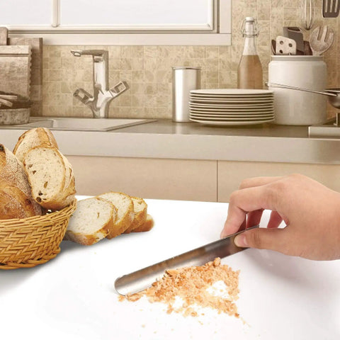 Stainless Steel Crumb Sweeper For Waitstaff And Home Use Pro Grade Table Scraper For Crumbs On Counters And Tablecloths