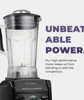 Beast Pro Grade Countertop Blender With 3 HP 1800W Motor 64 Oz Jar Stainless Steel Blades Heavy Duty Commercial Kitchen Blender