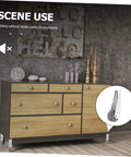 Pro Grade Barn Door Roller Hardware Replacement Kit Featuring Heavy Duty Directional Caster Wheels Built Different Smooth Operator Glide System on furniture.