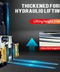 Workhorse Electric Distribution Forklift For Warehouse Operations, Material Handling And Pallet Transport, Battery Powered Lift Truck Designed For Fast Loading And Safe, Smooth Lifting, 3-6m forks