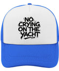 Yacht Style Dope Baseball Cap For Women And Men Breathable Ponytail Hat Royal Blue Lightweight Polyester All Seasons Low Profile Fit With Six Air Holes