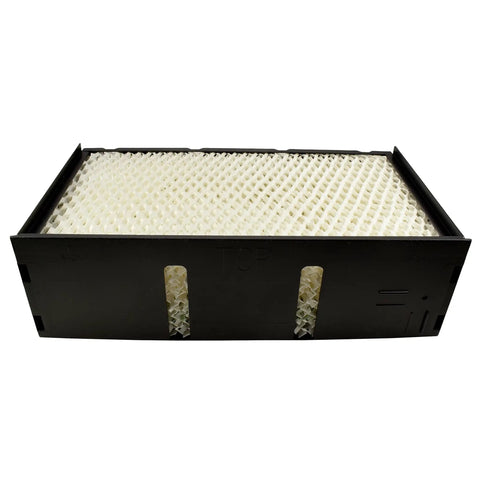 Extended Life Wick Humidifier Filter Replacement For Essick Air AIRCARE 1041 black rectangular filter with white media