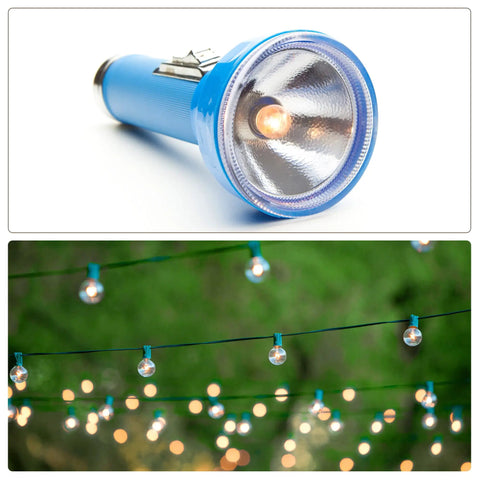 Straight Up Solid E10 Miniature Bulbs 30V 3W Warm Yellow Glass Lamp With Screw Base Hassle Free Flashlight Replacement Snappy Glow Perfect For Circuit Experiments 10 Pack illuminated in flashlight and string lights.