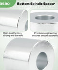 Bottom Spindle Spacer For Scag Zero Turn Mowers Compatible With Cougar Cheetah Sabre Tooth Tiger Turf Tiger Tiger Cub And More 43309 43590 Deck Spacers Replacement Mower Accessories