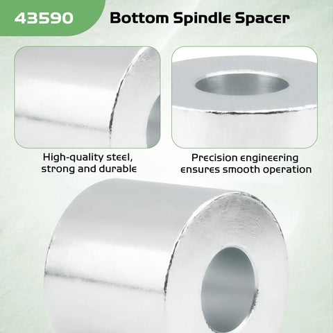 Bottom Spindle Spacer For Scag Zero Turn Mowers Compatible With Cougar Cheetah Sabre Tooth Tiger Turf Tiger Tiger Cub And More 43309 43590 Deck Spacers Replacement Mower Accessories