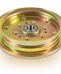 Flat Idler Pulley For Power Transmission With 1-1/16 Belt Groove, 5/8 Bore, 5-3/4 Outside Diameter, metallic finish