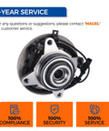 4WD Front Wheel Bearing Hub Assembly Fits 2011-2014 Ford Expedition F-150 And Lincoln Navigator, displayed with ABS cable.