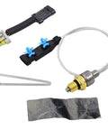 Turbo Charger Vane Position Sensor Kit Diesel Fits Duramax 6.6L For Silverado 2500HD 3500HD Sierra 2500HD 2004.5 2015 Replaces 12643471 12635324 904-235 763527-0512 Easy Install Plug In For Precise Vane Position And Turbo Boost Reliability. plug-in sensor kit with wiring, connector, probe, zip tie and tape