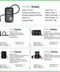 Various displays compatible with 48V 500W Front Hub Motor Kit For 26 And 700C Electric Bike Conversion With Front Wheel Battery