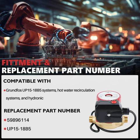 Real Deal Bronze Circulator Pump For Hot Water Recirculation And Hydronic Heating Systems With Tough As Nails Housing and Smooth Operator 115 Volt Drive Replacement with part numbers.